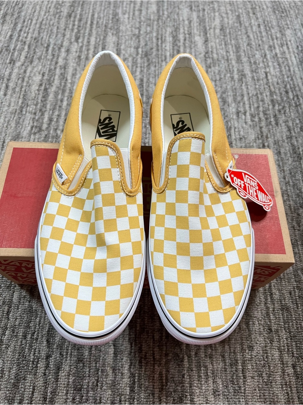 Mens Vans Classic Slip-On Checkerboard Size 11 - Picture 4 of 9